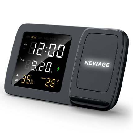 BÜLBÜL MASAÜSTÜ SAAT VE KABLOSUZ ŞARJ STANDI