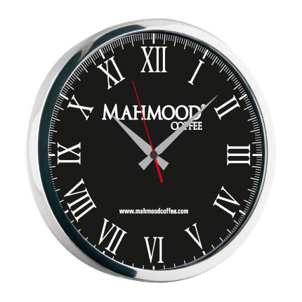 NEPTÜN091 SİYAH-GÜMÜŞ METAL DUVAR SAATİ(350 MM)